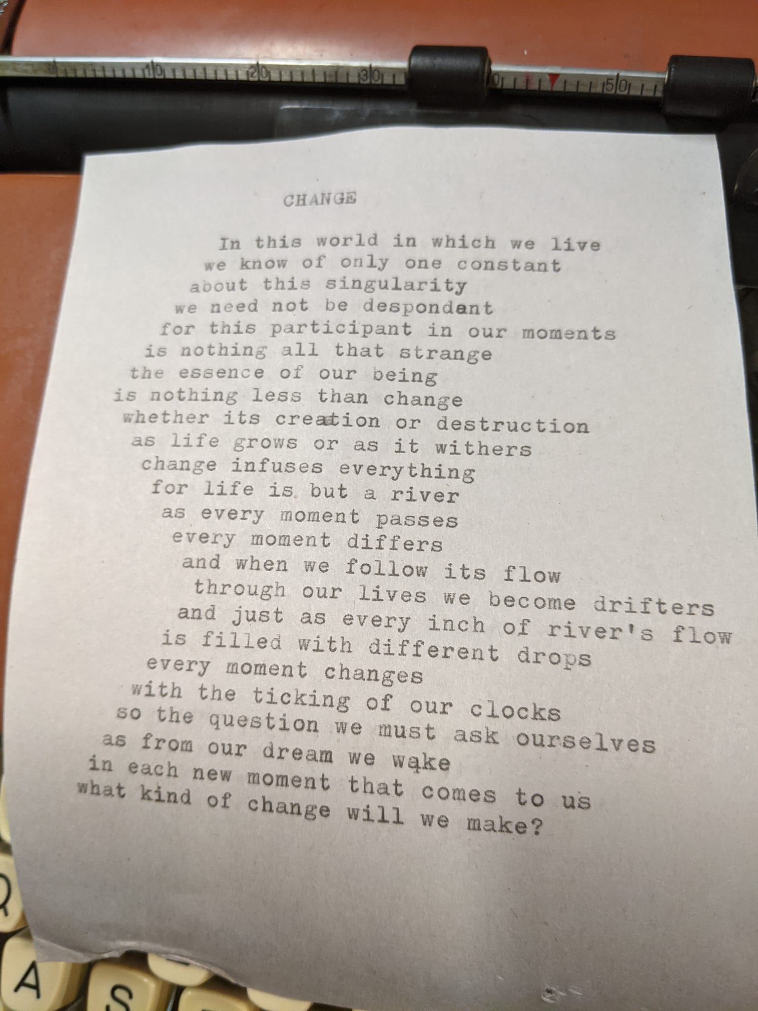 The Poems I Wrote This Weekend