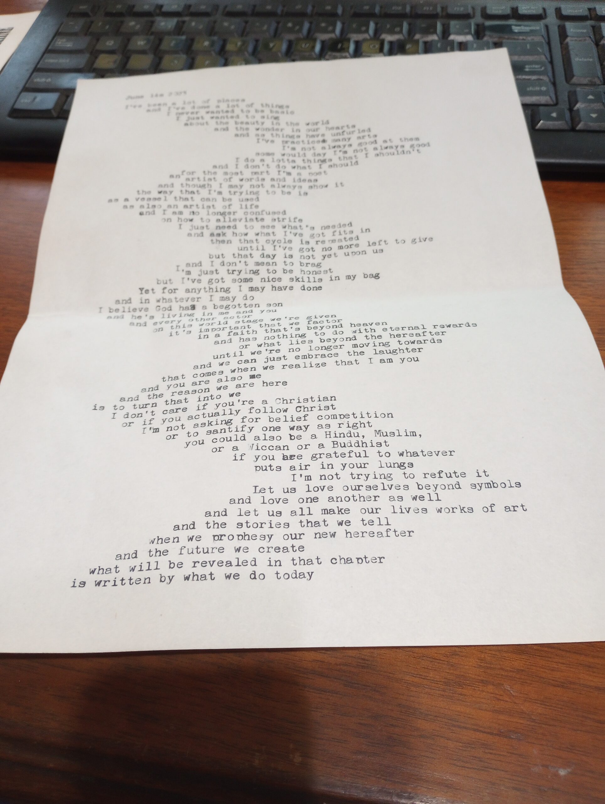 Life Poem 714